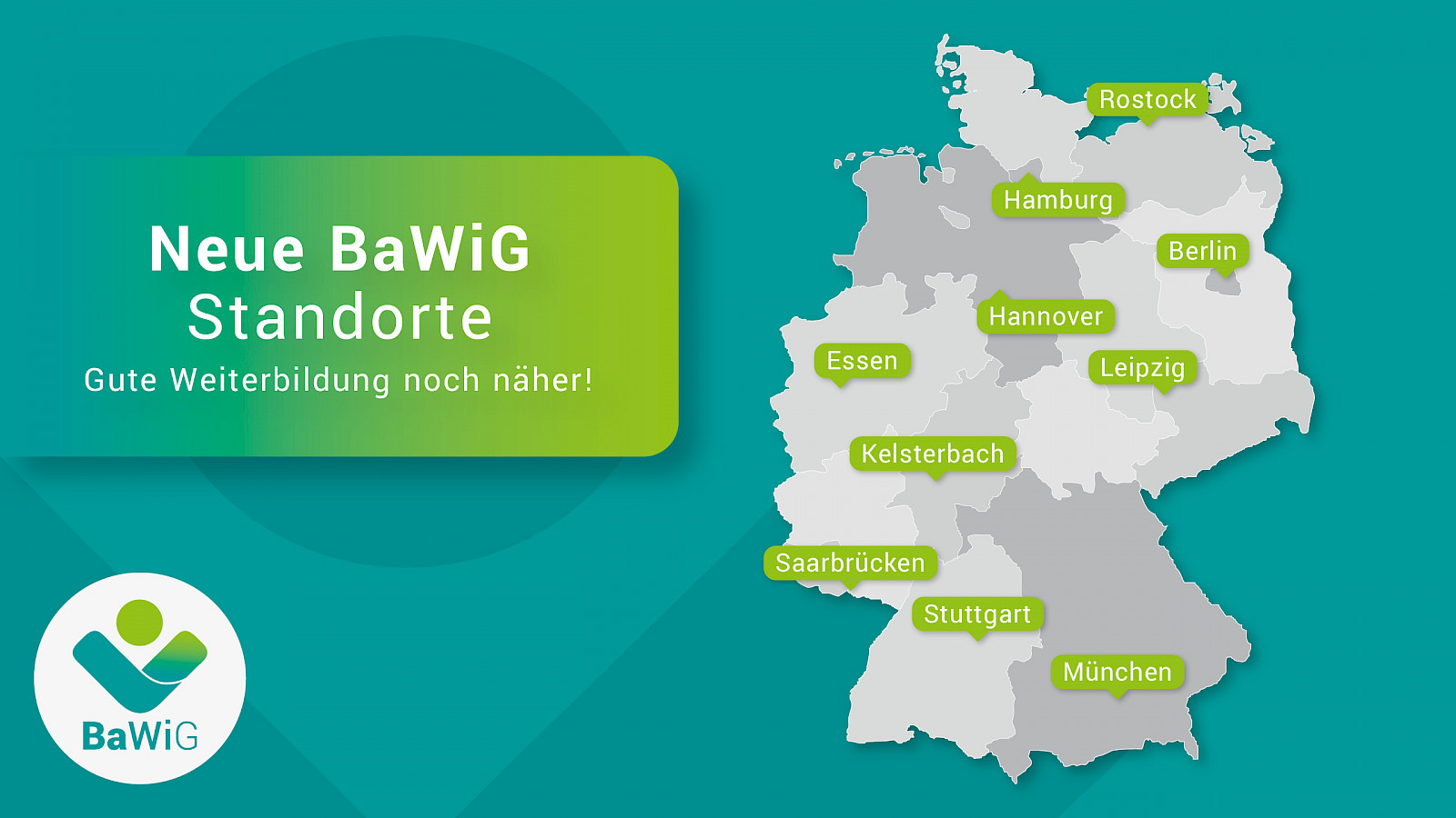 BaWiG - Infografik über neue Standorte