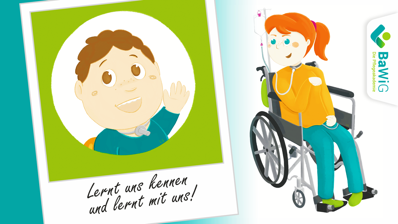 BaWiG - Infografik "Lernt uns kennen und lernt mit uns"
