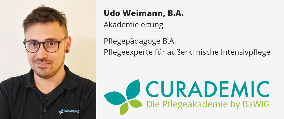 BaWiG - Foto der Curademic-Akademieleitung Udo Weimann, B.A.