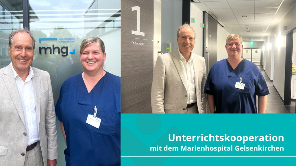 Grafik zur Unterrichtskooperation zwischen der BaWiG und der SRH University