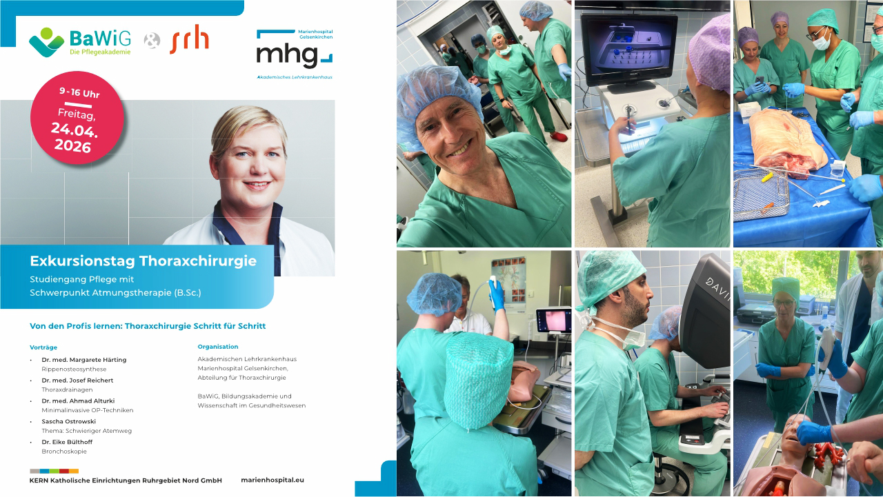 Am Freitag, den 24. April 2026, fand für die Studierenden des Bachelor-Studiengangs Pflege / Atmungstherapie der BaWiG und der SRH University ein besonderer Praxistag statt.
